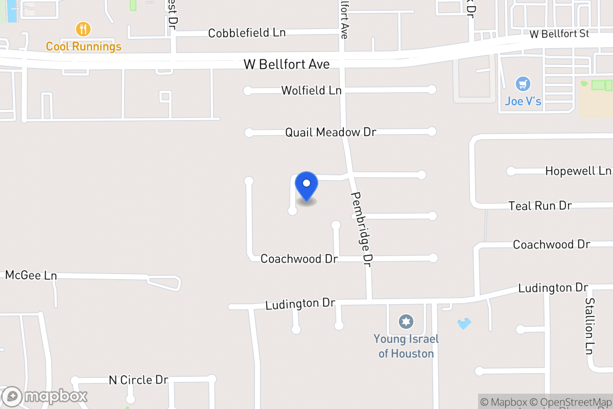 Map of 11511 Taylor Beech Ln, Houston