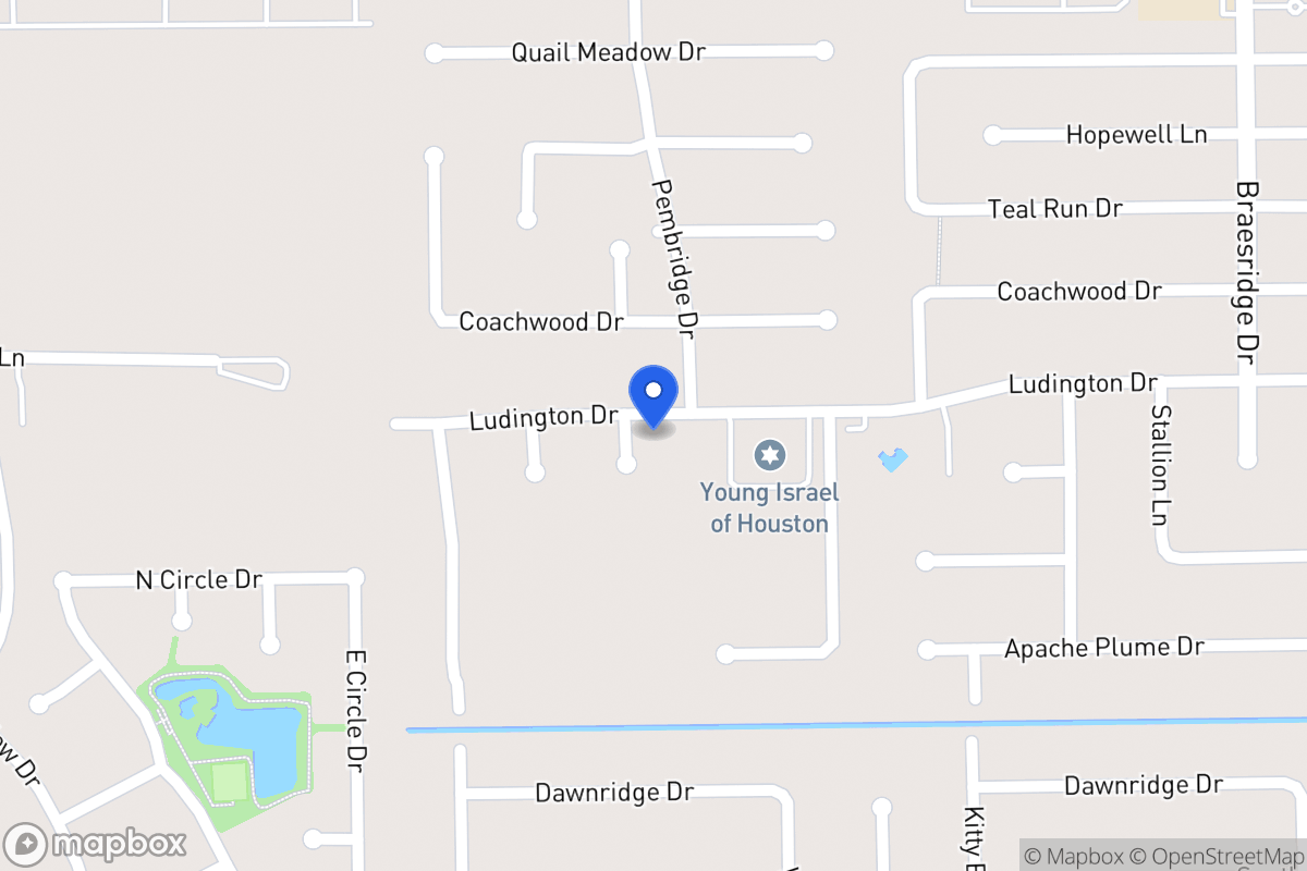 Map of 11903 Viewmont Dr, Houston