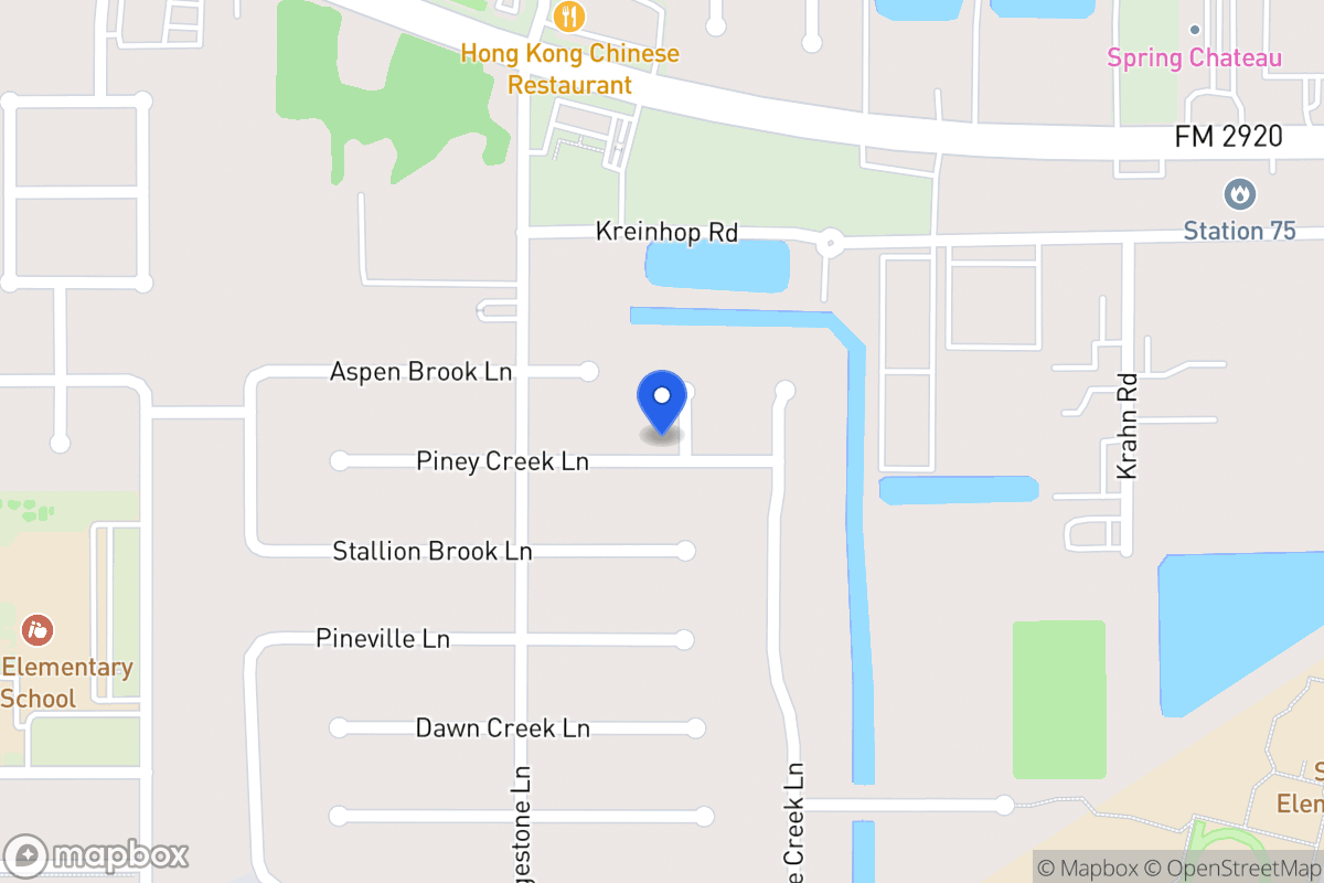 Map of 21803 Bridge End Ln, Spring