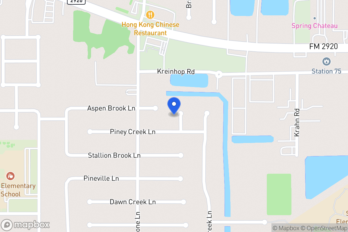 Map of 21811 Bridge End Ln, Spring