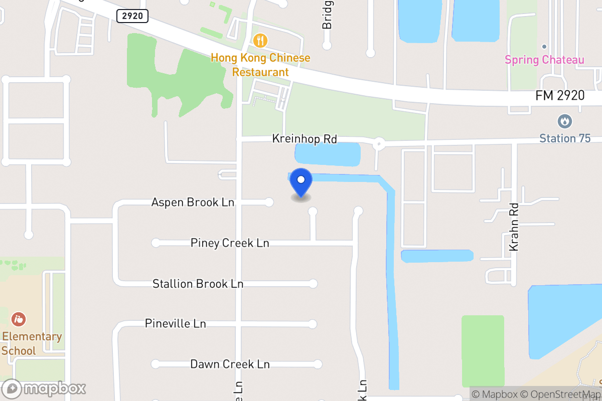 Map of 21815 Bridge End Ln, Spring