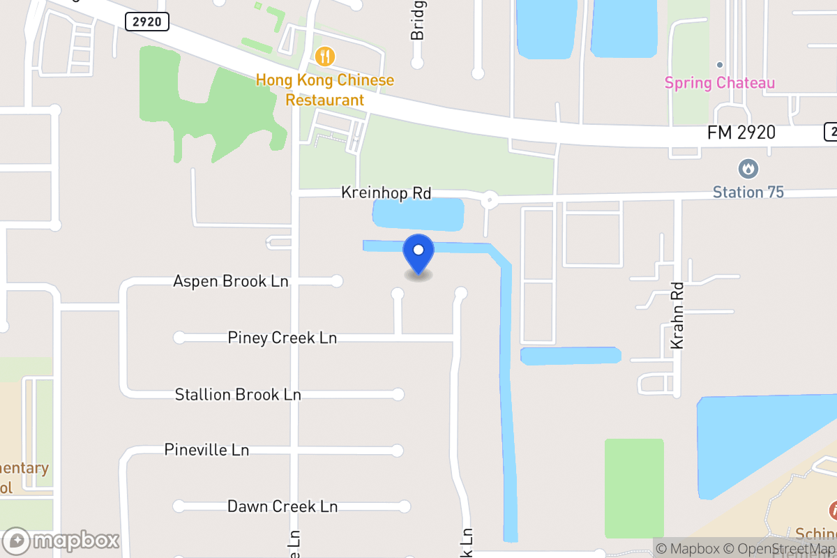 Map of 21814 Bridge End Ln, Spring