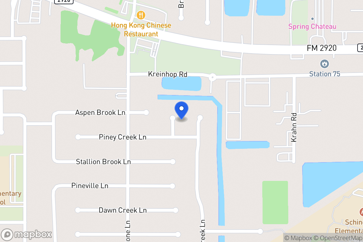 Map of 21810 Bridge End Ln, Spring