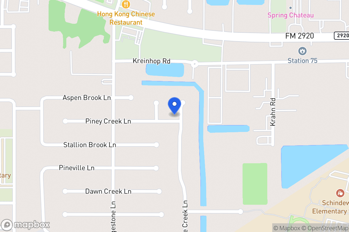 Map of N 21803 Tangle Creek Ln, Spring