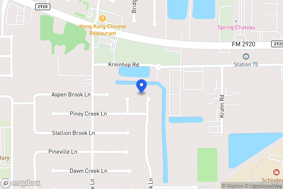 Map of N 21815 Tangle Creek Ln, Spring
