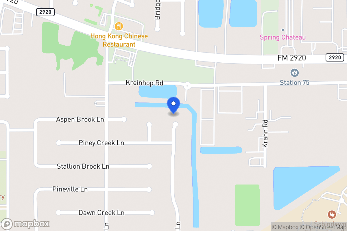 Map of N 21819 Tangle Creek Ln, Spring