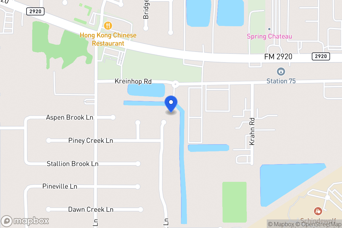 Map of N 21818 Tangle Creek Ln, Spring