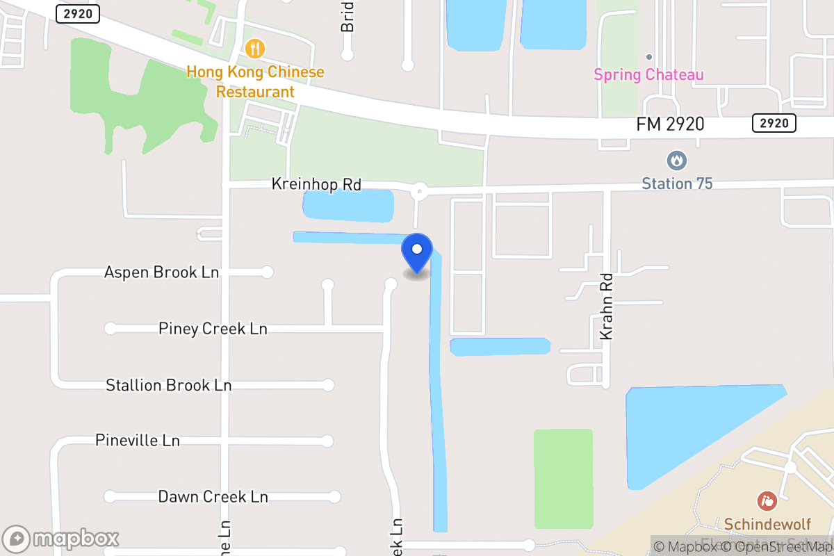 Map of N 21814 Tangle Creek Ln, Spring