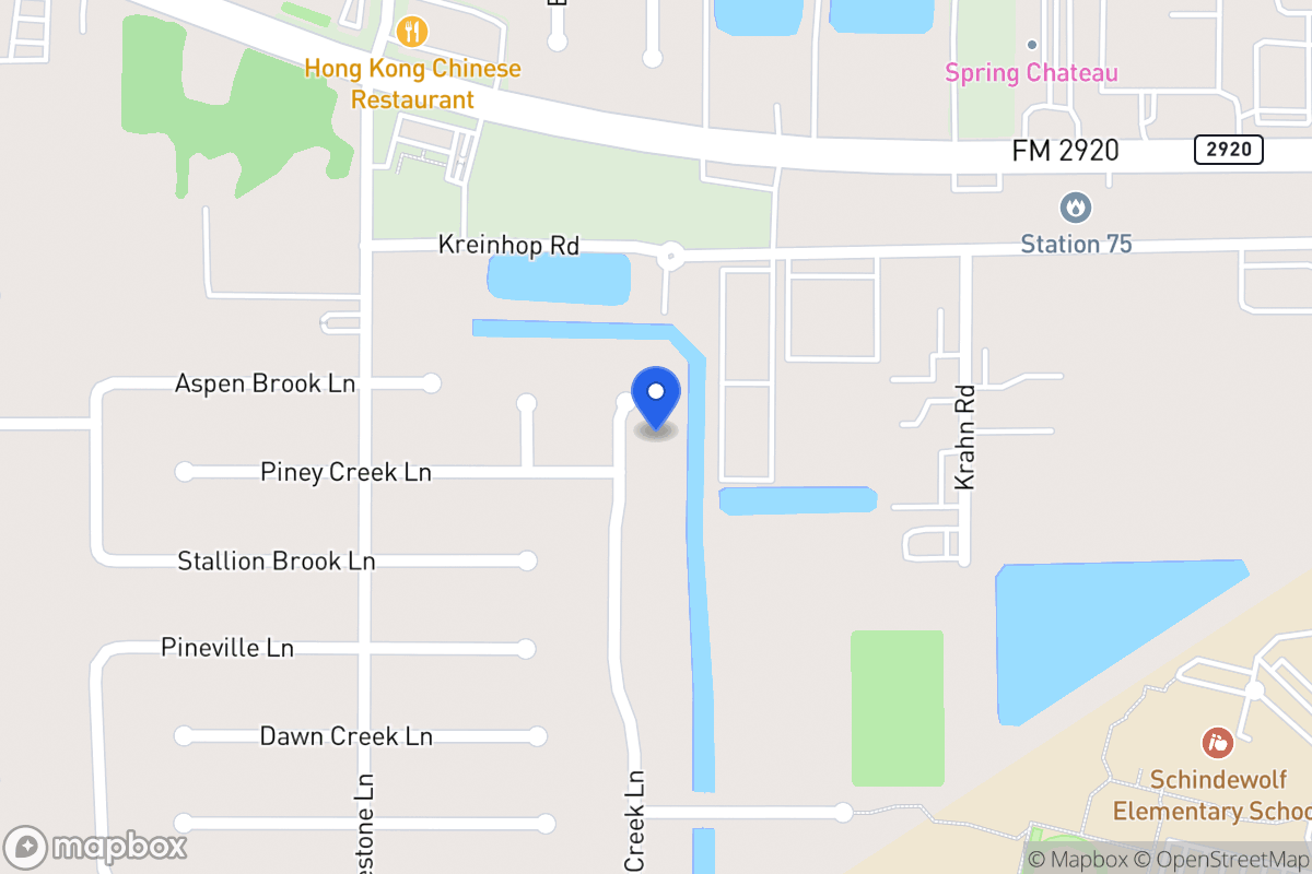 Map of N 21806 Tangle Creek Ln, Spring