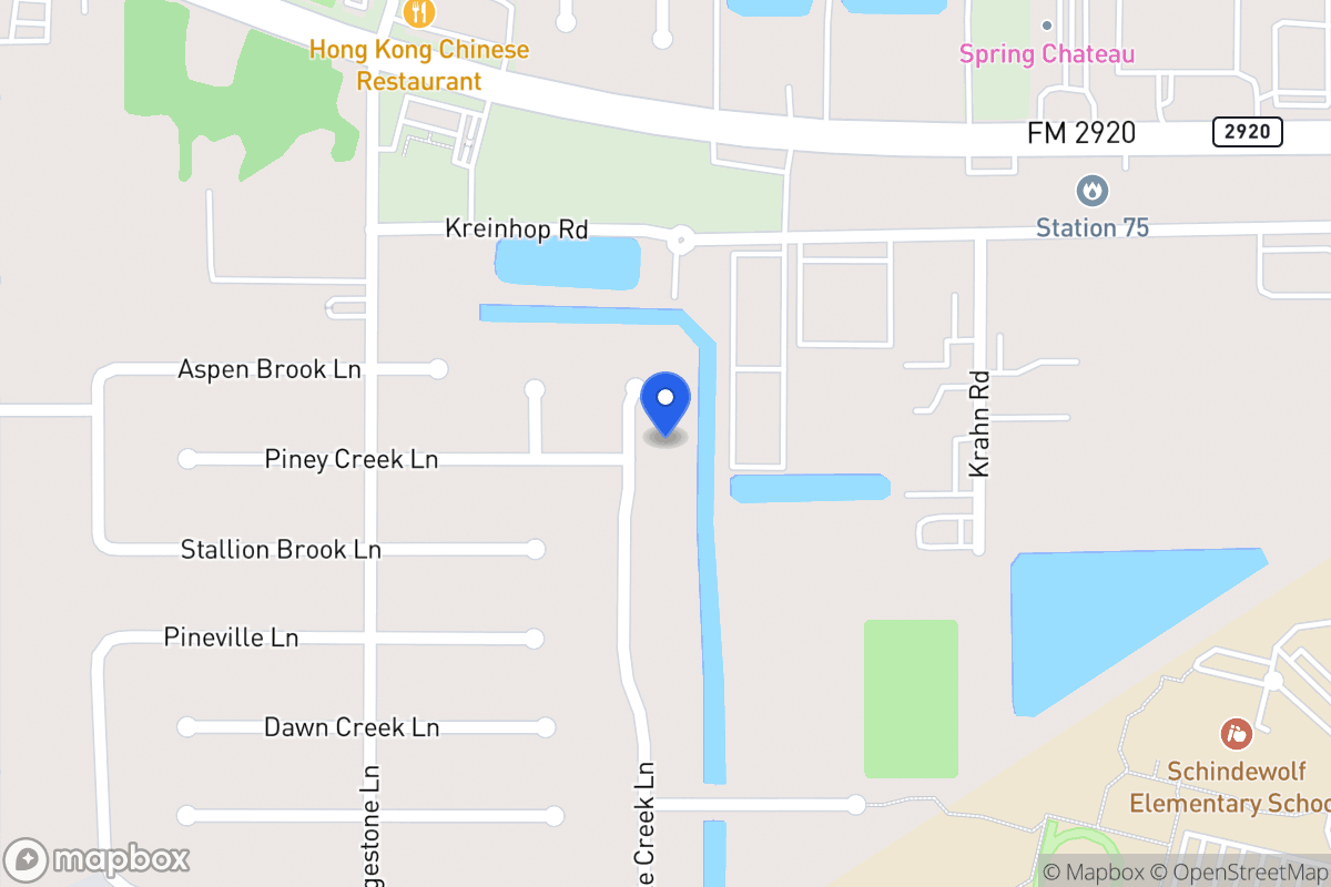 Map of N 21802 Tangle Creek Ln, Spring