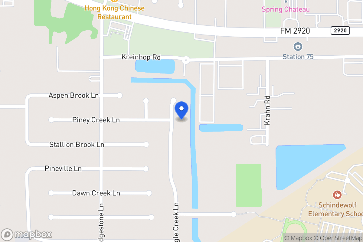 Map of N 21734 Tangle Creek Ln, Spring