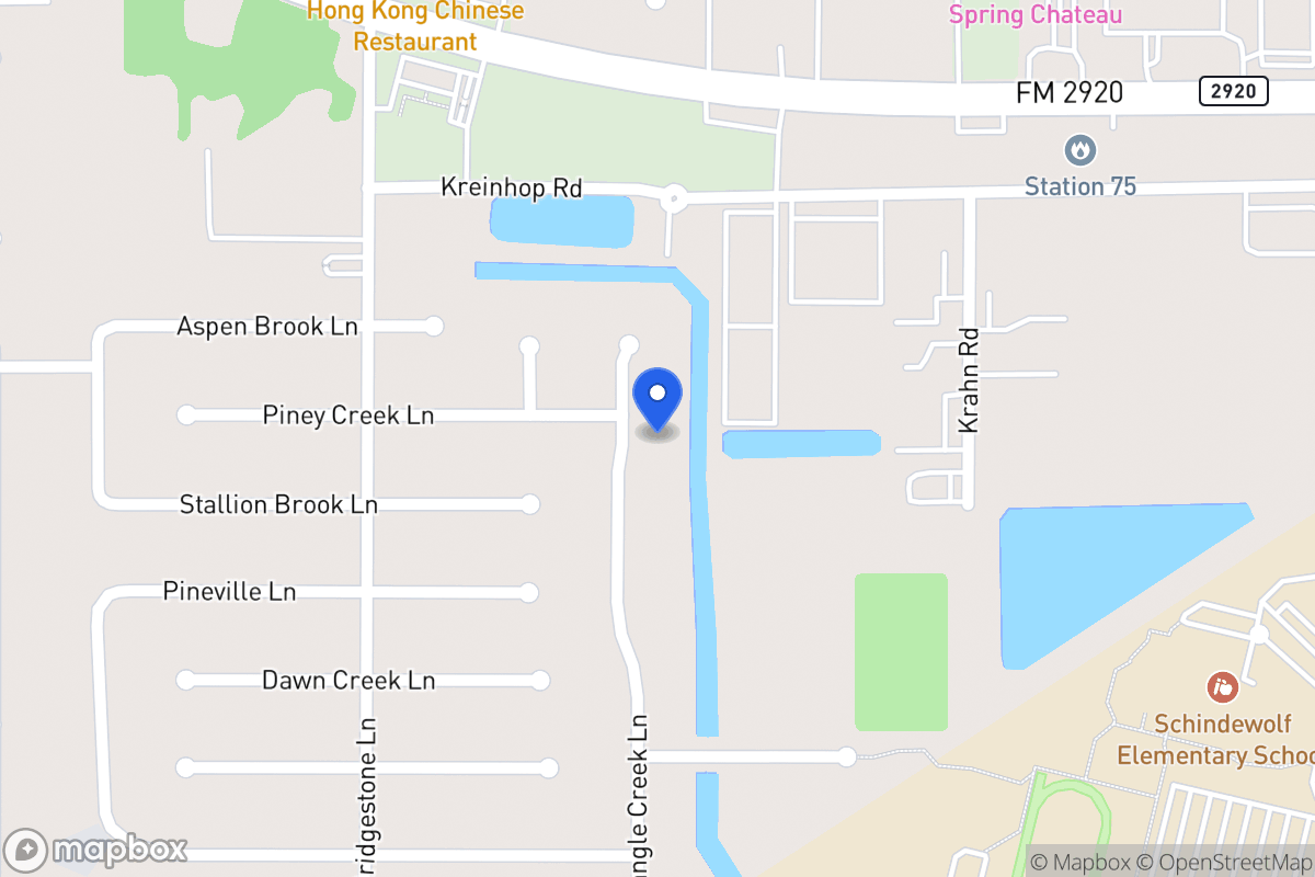 Map of N 21730 Tangle Creek Ln, Spring