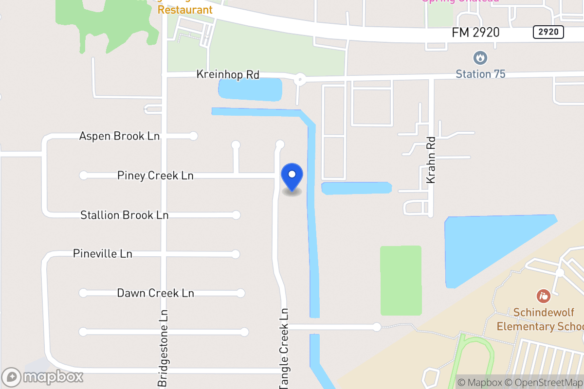 Map of N 21726 Tangle Creek Ln, Spring
