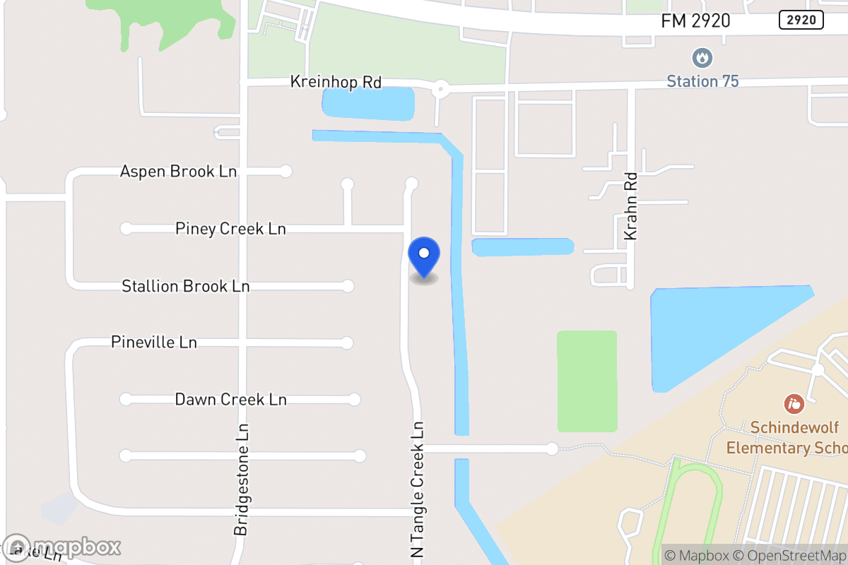 Map of N 21718 Tangle Creek Ln, Spring