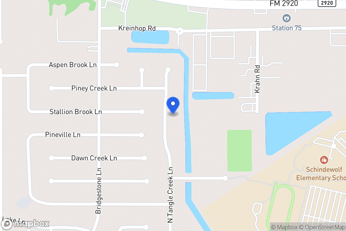 Map of N 21714 Tangle Creek Ln, Spring