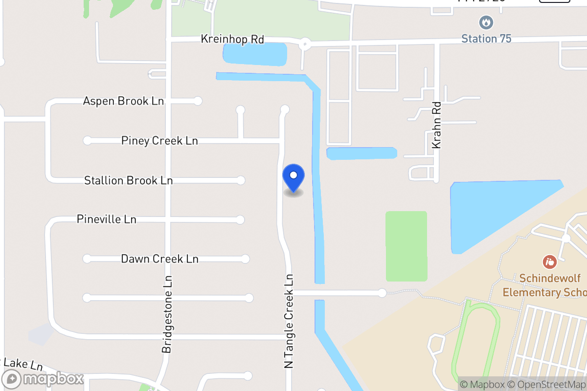 Map of N 21710 Tangle Creek Ln, Spring