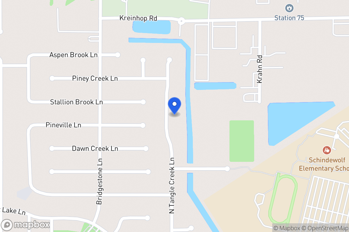 Map of N 21706 Tangle Creek Ln, Spring