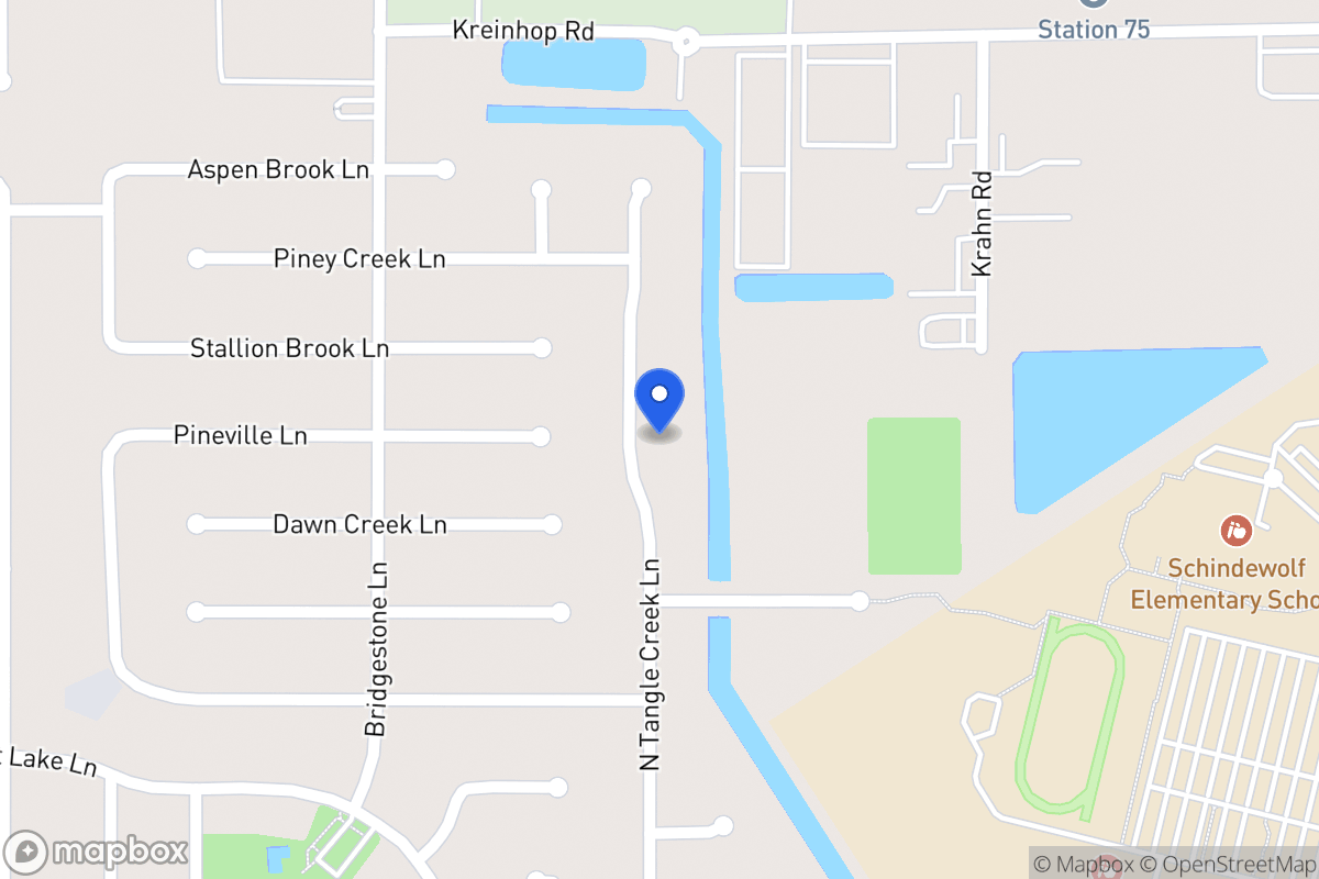 Map of N 21630 Tangle Creek Ln, Spring