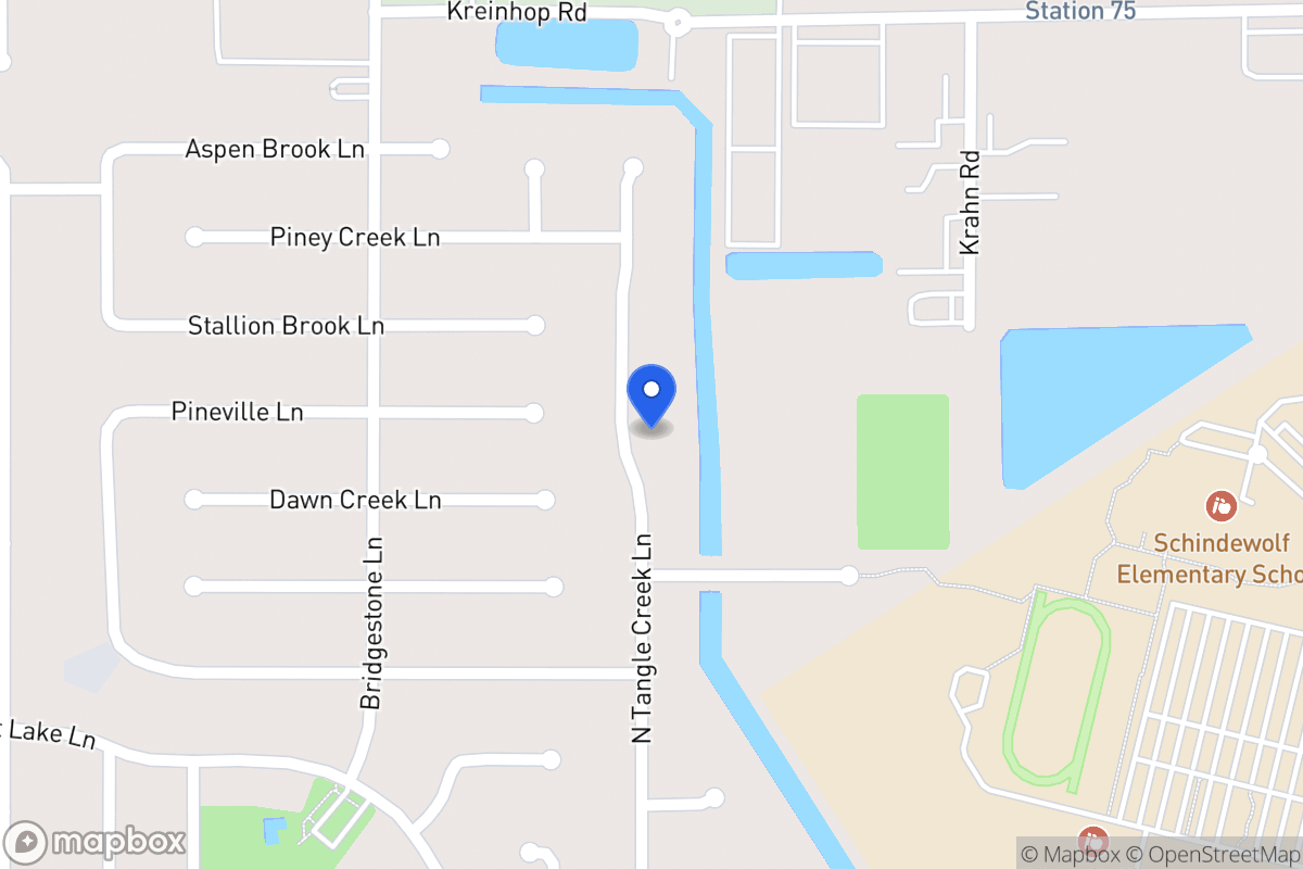 Map of N 21626 Tangle Creek Ln, Spring