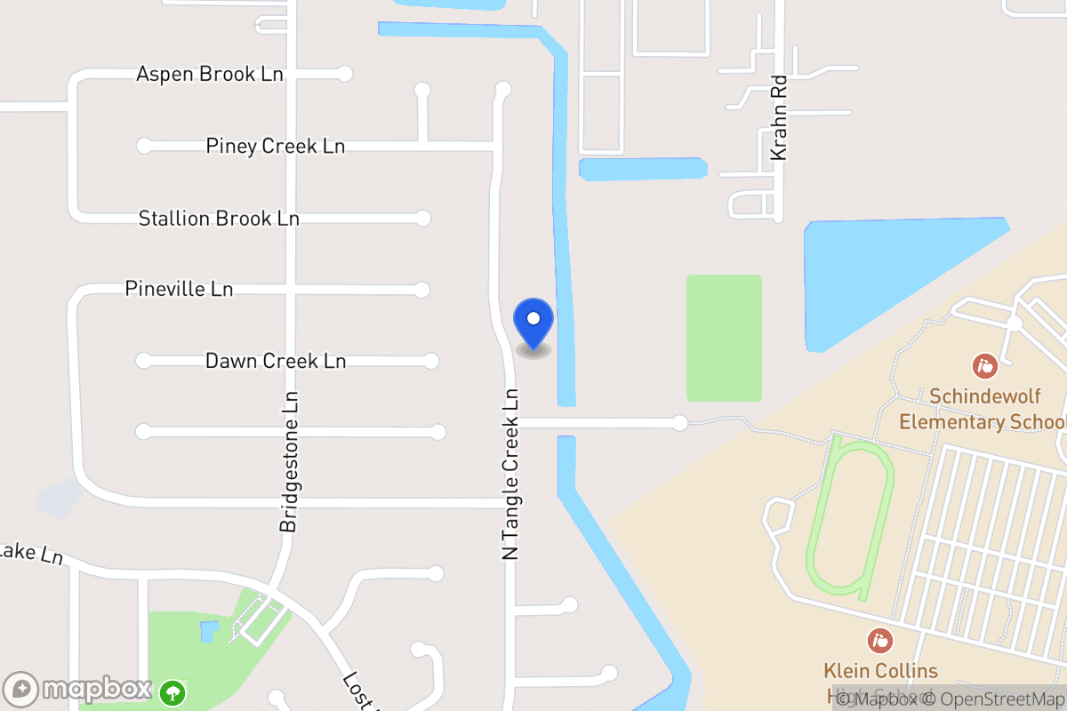 Map of N 21614 Tangle Creek Ln, Spring