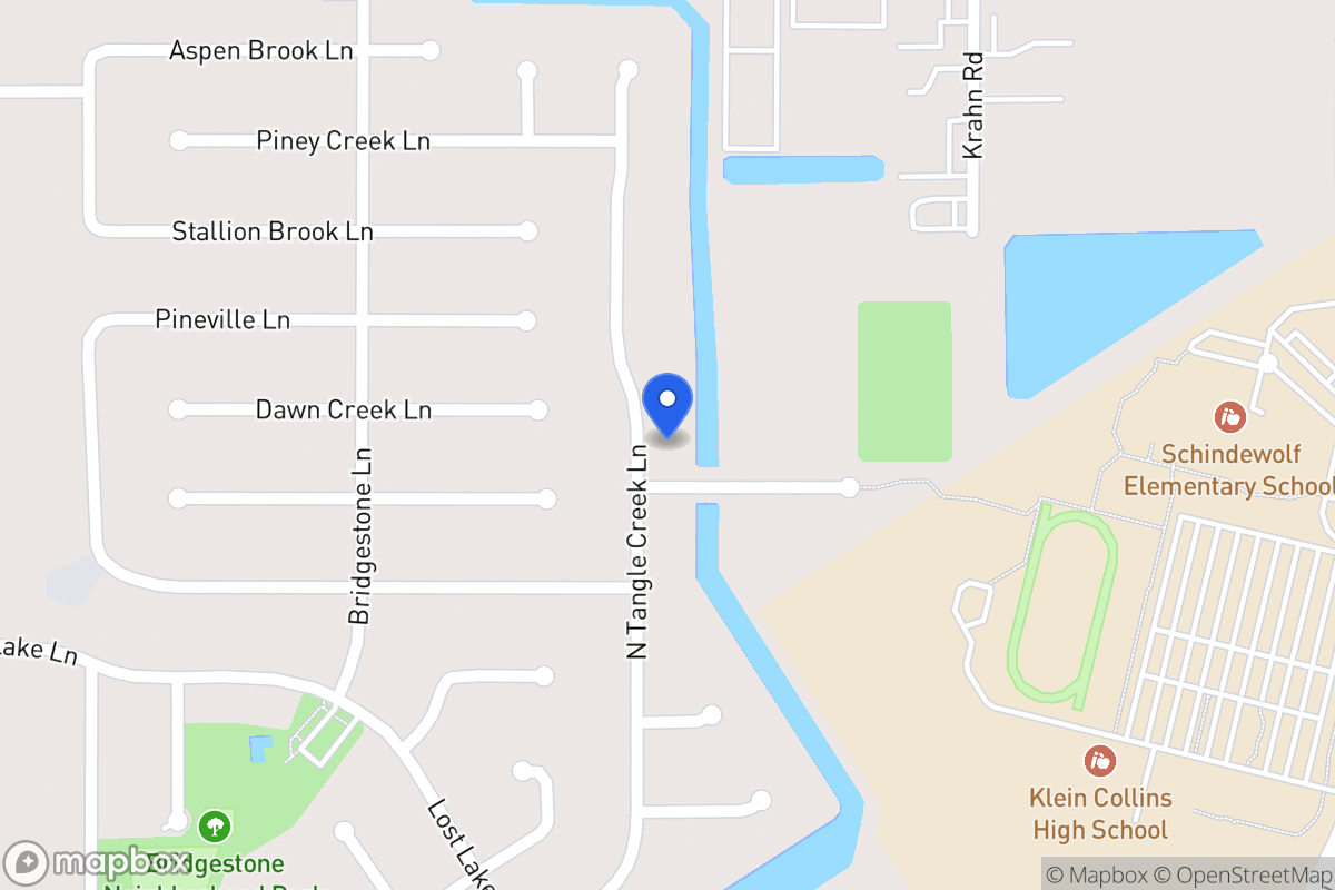 Map of N 21606 Tangle Creek Ln, Spring