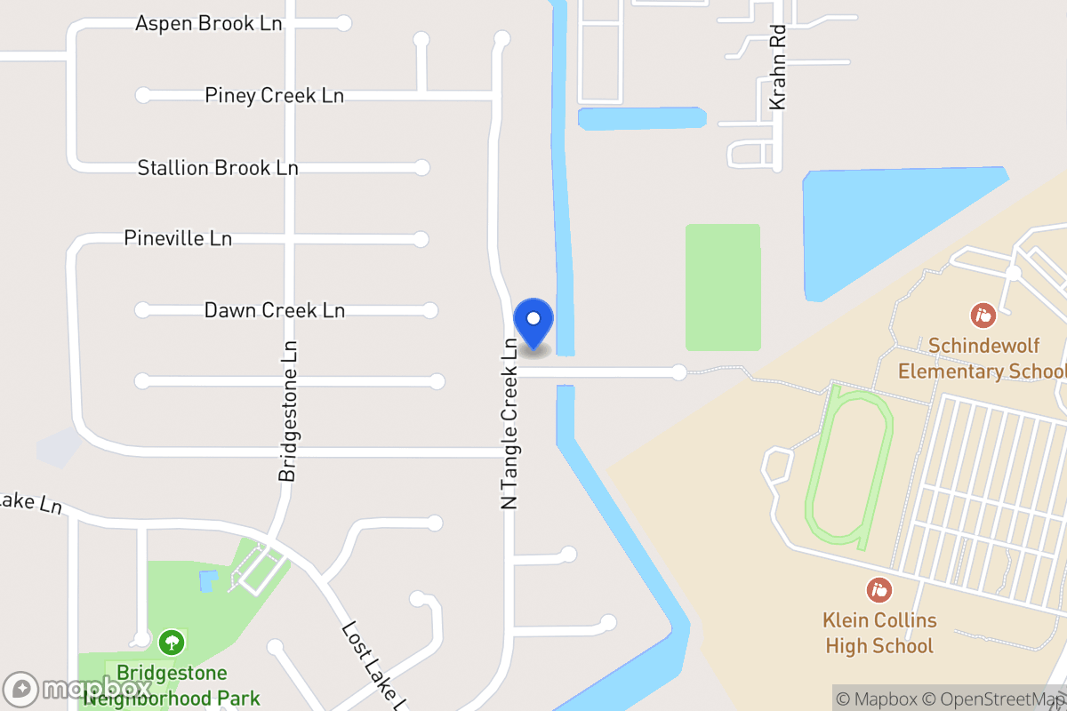 Map of N 21602 Tangle Creek Ln, Spring