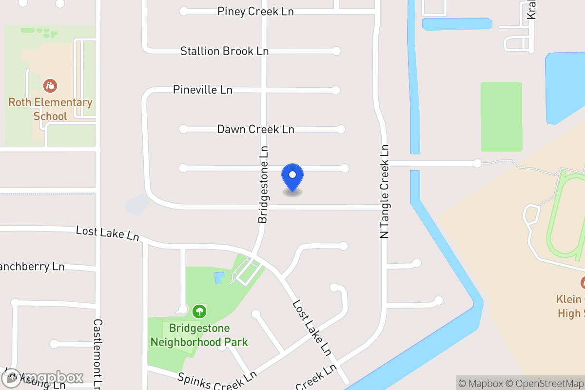 Map of 4310 Owens Creek Ln, Spring