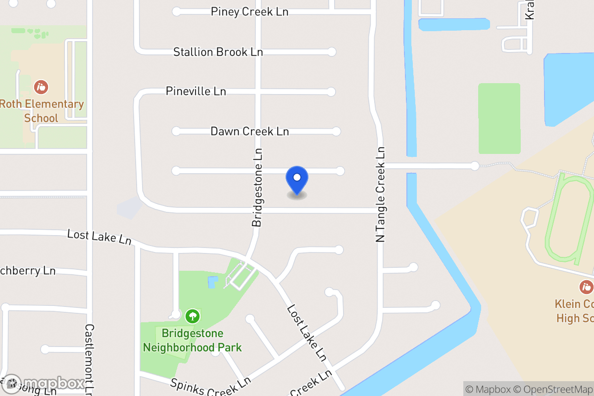 Map of 4306 Owens Creek Ln, Spring