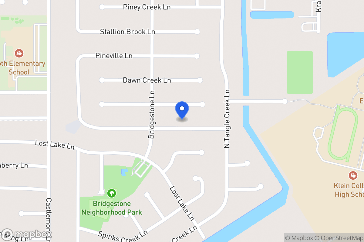 Map of 4302 Owens Creek Ln, Spring