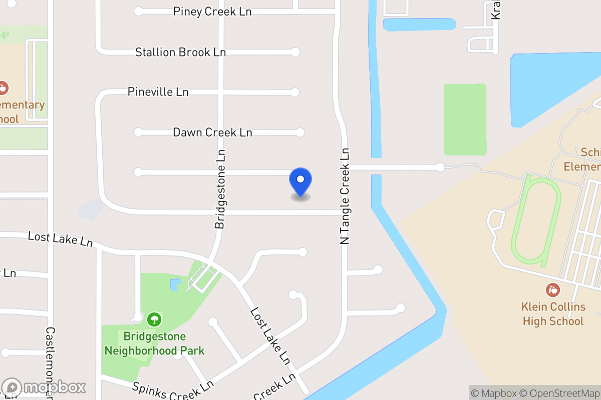 Map of 4214 Owens Creek Ln, Spring