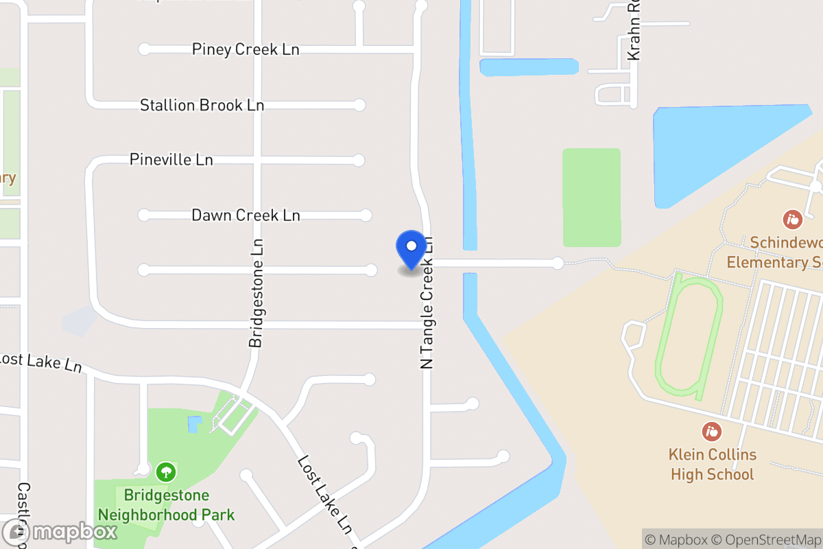 Map of N 21531 Tangle Creek Ln, Spring