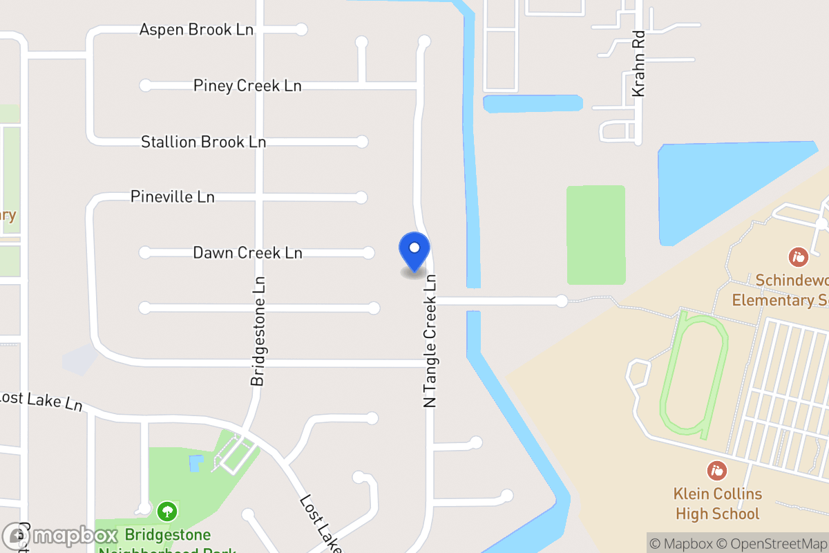 Map of N 21607 Tangle Creek Ln, Spring