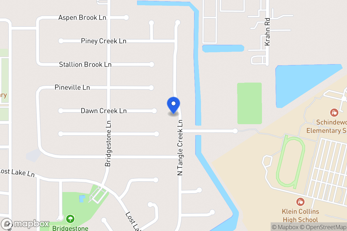 Map of N 21611 Tangle Creek Ln, Spring