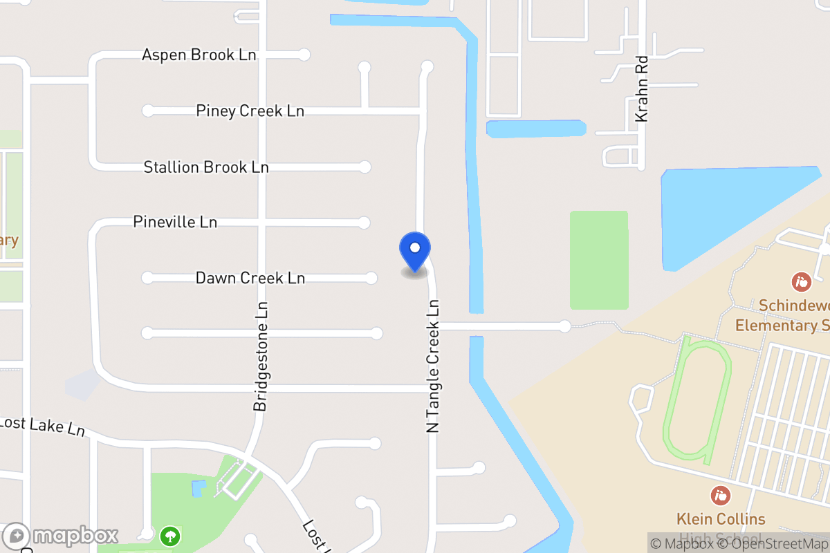 Map of N 21615 Tangle Creek Ln, Spring