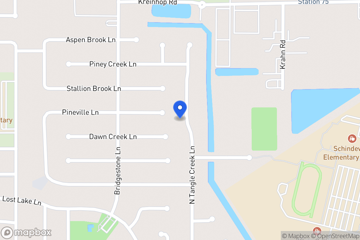 Map of N 21627 Tangle Creek Ln, Spring