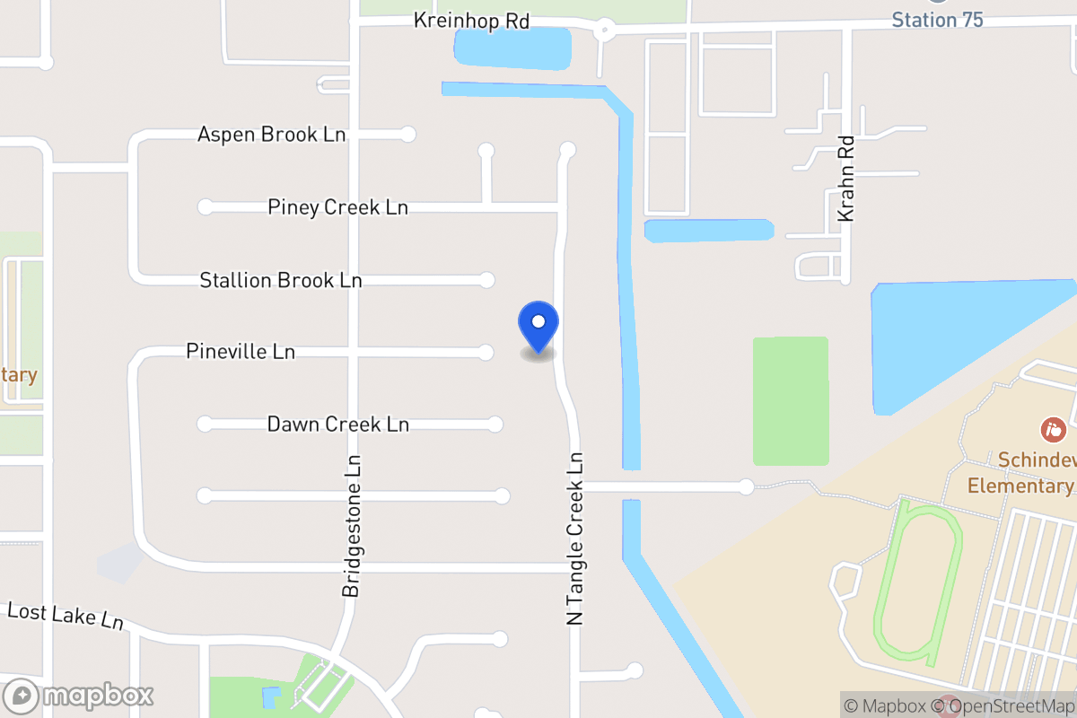 Map of N 21631 Tangle Creek Ln, Spring