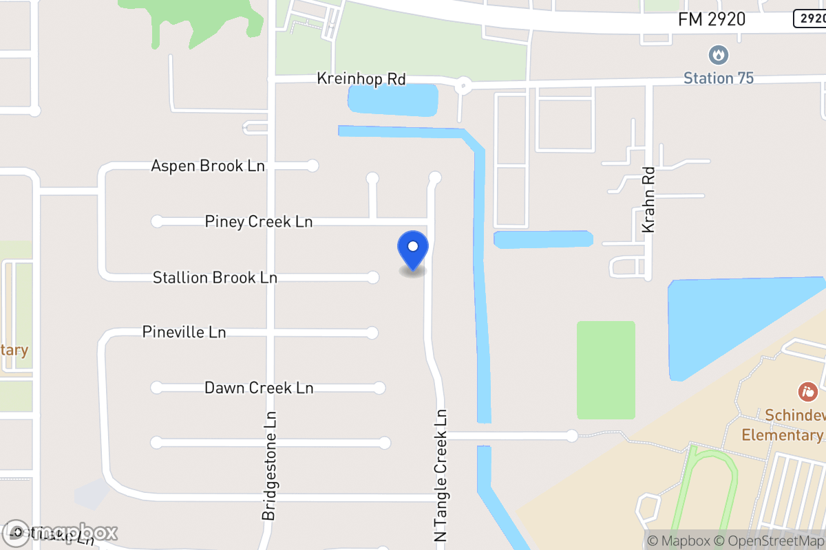 Map of N 21719 Tangle Creek Ln, Spring