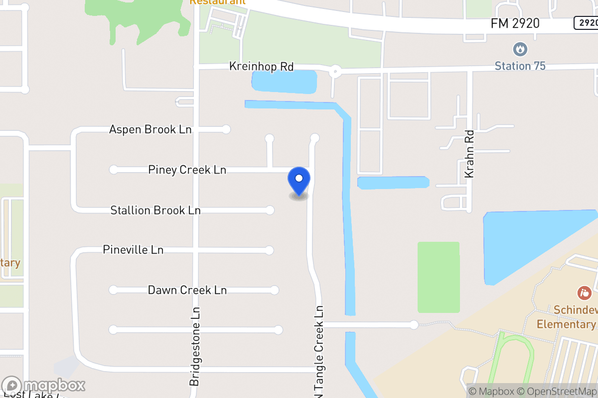 Map of N 21723 Tangle Creek Ln, Spring