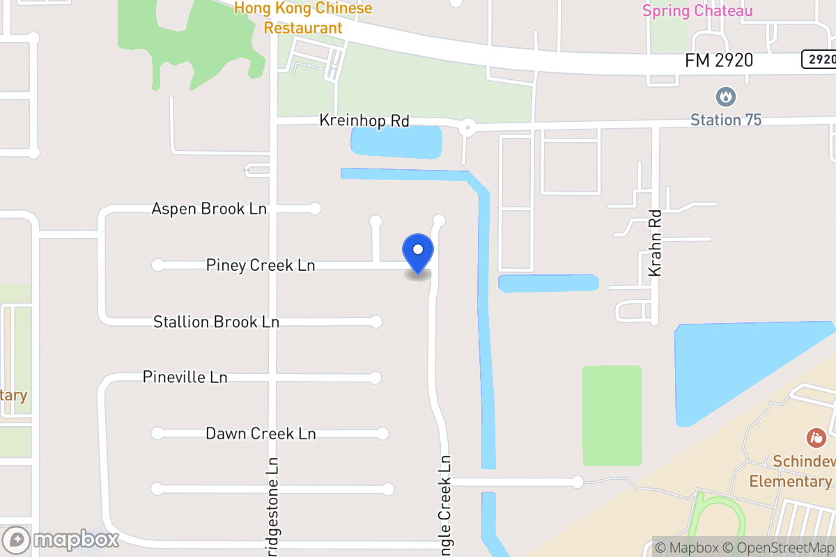 Map of N 21731 Tangle Creek Ln, Spring