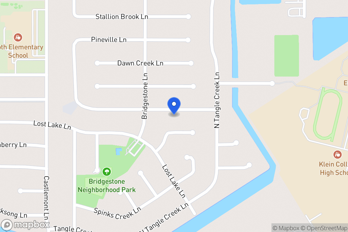 Map of 4303 Owens Creek Ln, Spring