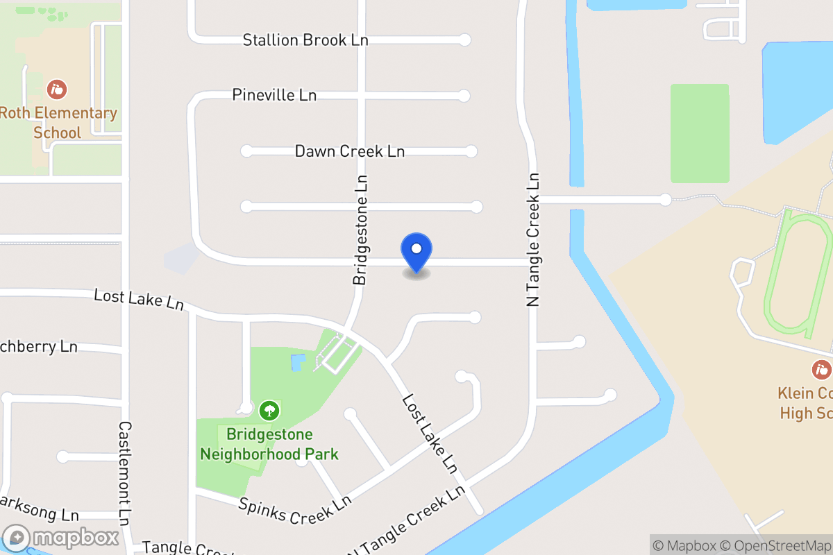 Map of 4307 Owens Creek Ln, Spring