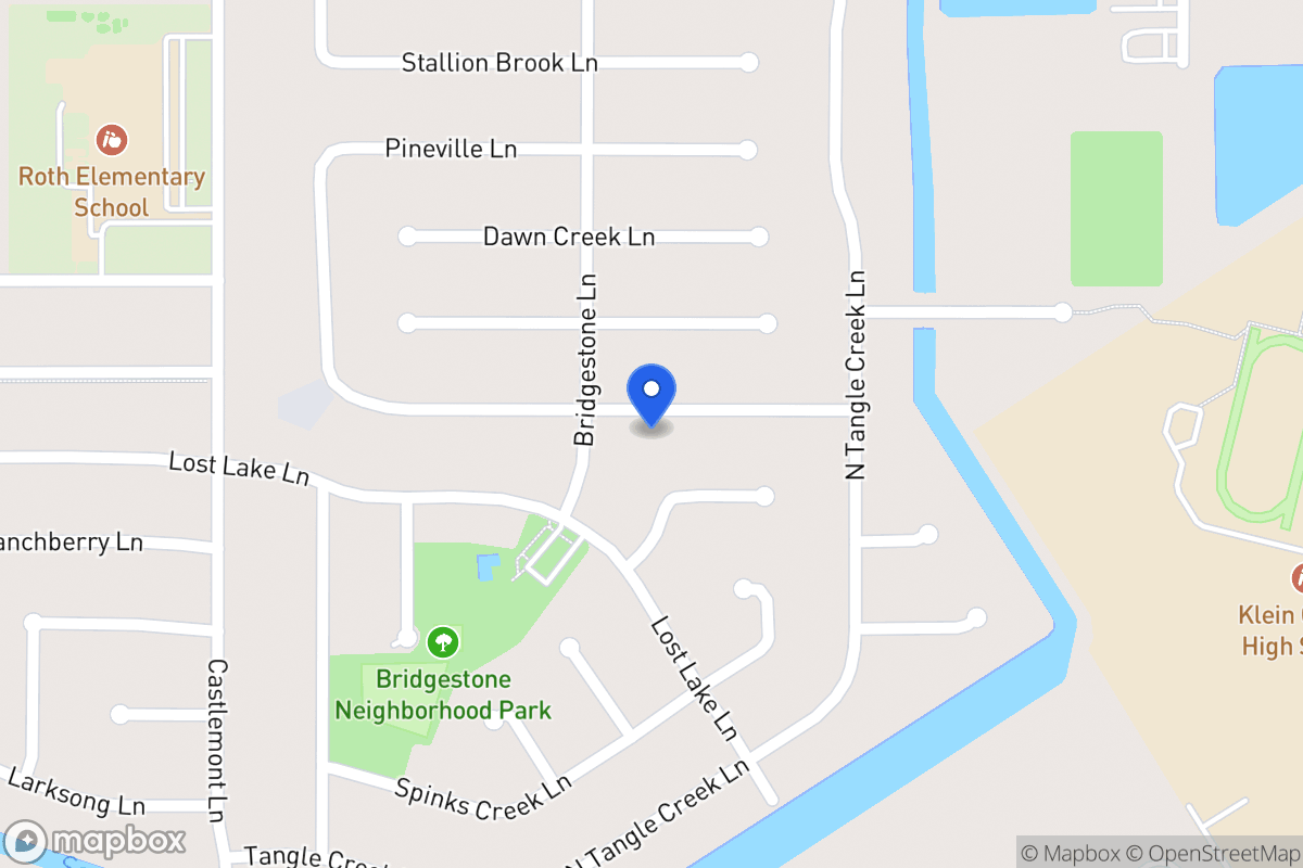 Map of 4311 Owens Creek Ln, Spring