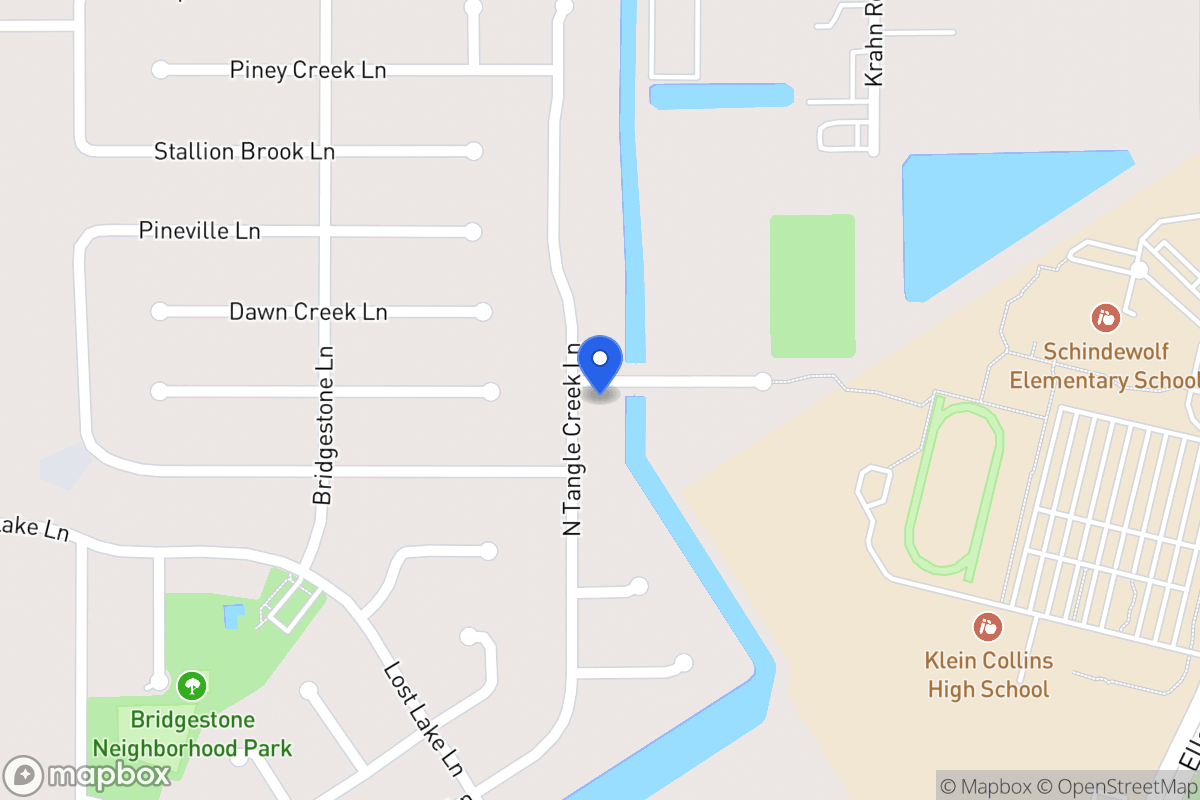 Map of N 21530 Tangle Creek Ln, Spring