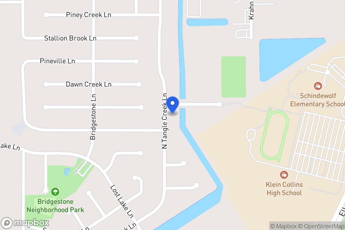 Map of N 21526 Tangle Creek Ln, Spring