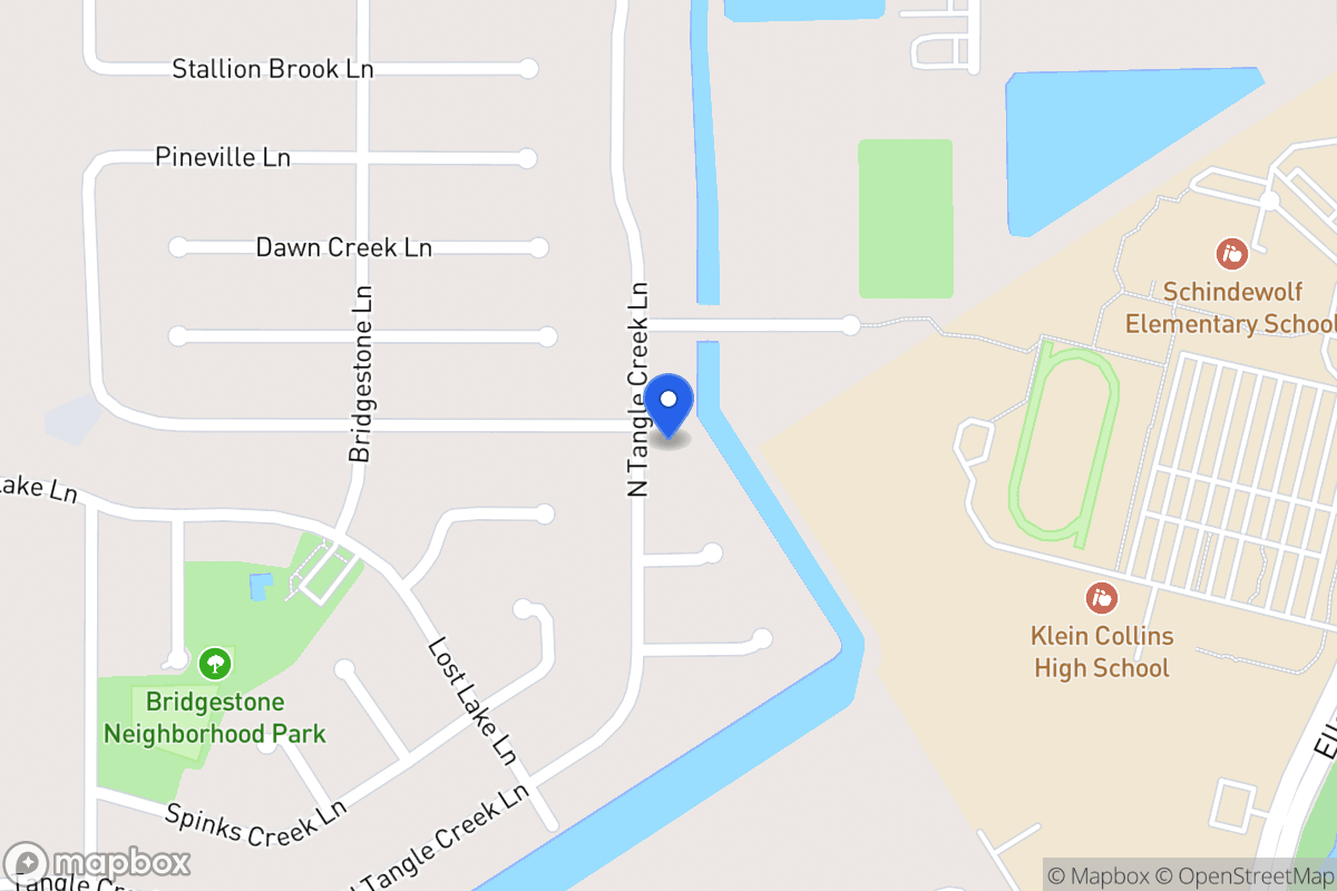 Map of N 21510 Tangle Creek Ln, Spring