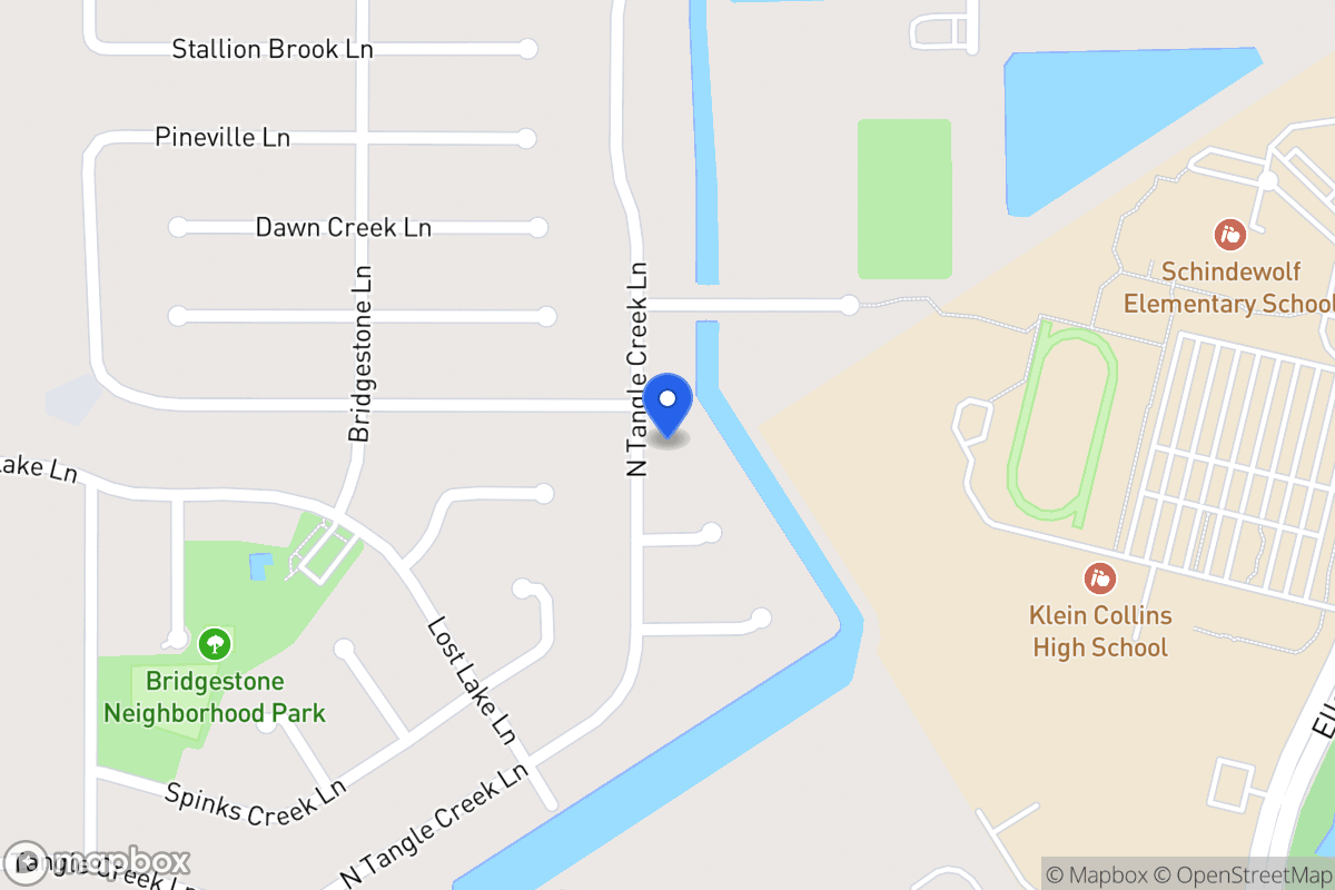 Map of N 21506 Tangle Creek Ln, Spring