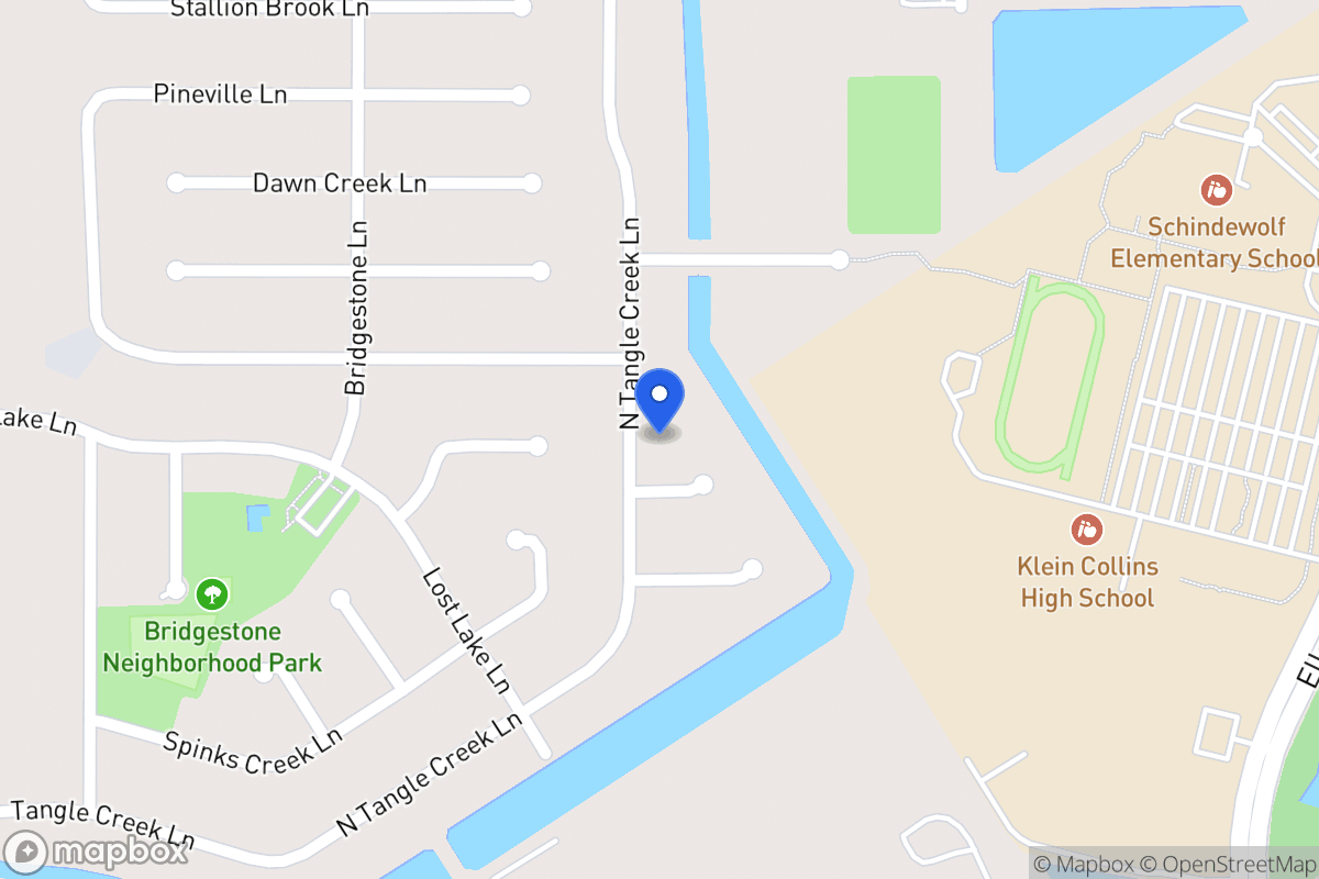 Map of N 21430 Tangle Creek Ln, Spring