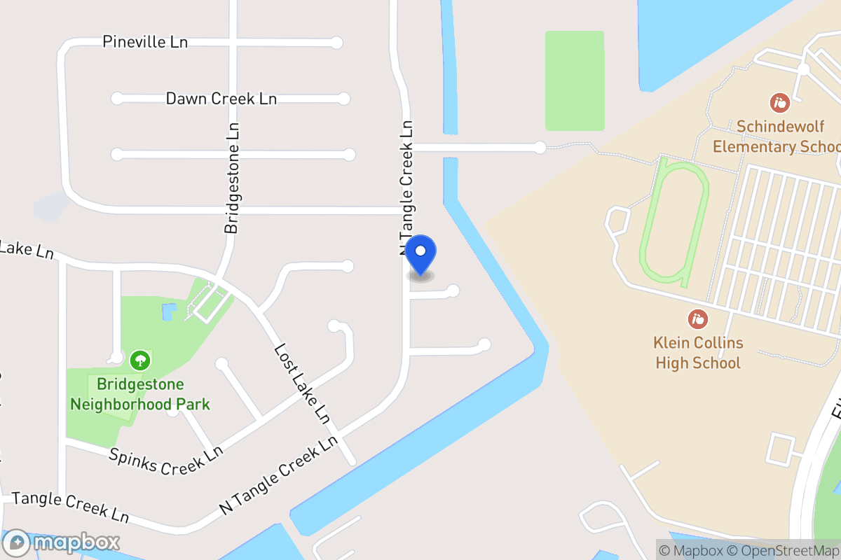 Map of 4122 Pinebridge Ln, Spring