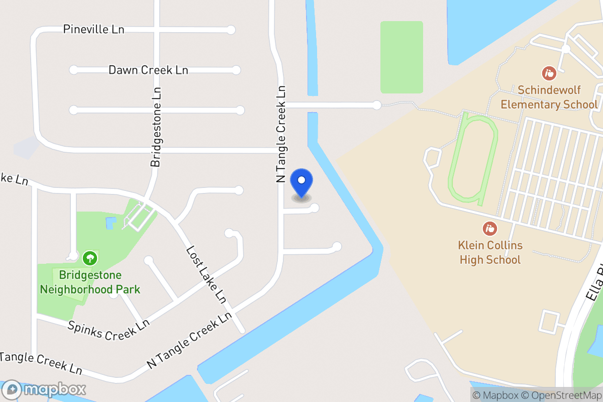 Map of 4118 Pinebridge Ln, Spring