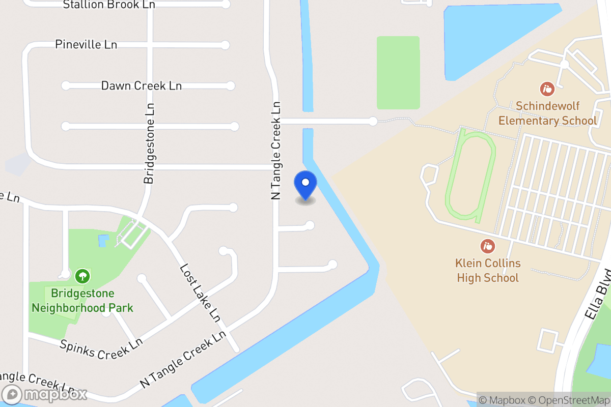 Map of 4106 Pinebridge Ln, Spring